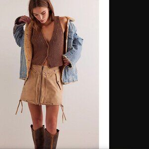Free People  We The Free Women Chesapeake Sierra Mini Skirt Size 2 NWOT 148$